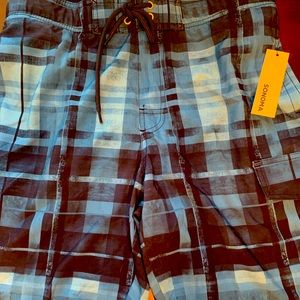 Men’s OP brand board shorts with velcro pocket. New with tag on!